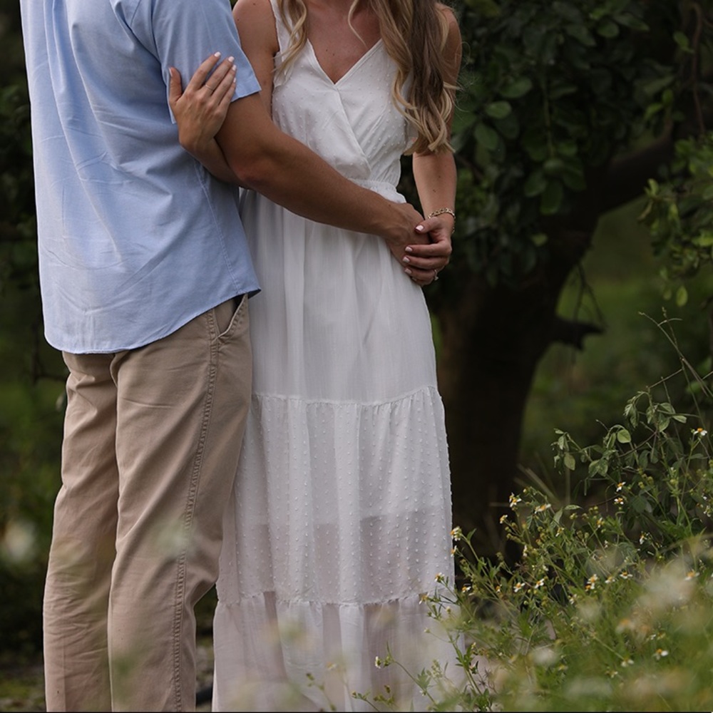 White Maxi Wrap Dress